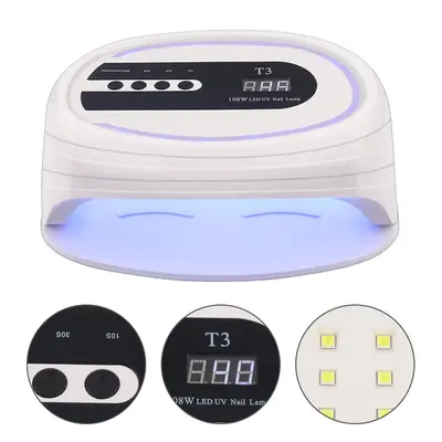 Nail UV lamp for simultaneous both hands curing