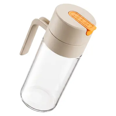 Glass Oil Dispenser, Automatic Open-Close, Non-Drip, Food-Grade
