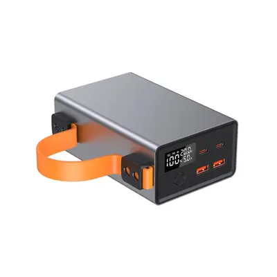 Aluminium-Legierung Powerbank 40000mAh mit PD-Schnellladung bidirektional Langlebig Schüler Outdoor Mobile Stromversorgung