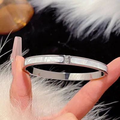 Titaniumbracelet mit Sternenmuster, Damen, Paarmodell - 9