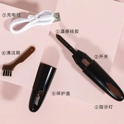 Eyecurl dördüncü nesil elektrikli kirpik kıvırıcı USB şarj doğal uzun ömürlü kıvırma ısıtmalı elektrikli kirpik kıvırıcı mini taşınabilir