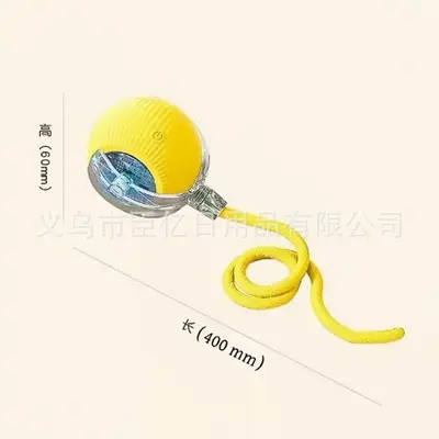 Cross-border Durable Bite-resistant Automatic Interactive Cat Toy Ball Self-entertaining Stress Relief Cat Play Toy Bouncing Ball Pet Supplies - 11
