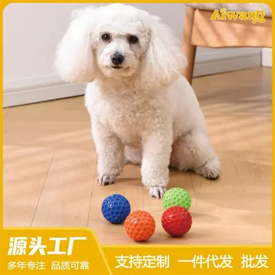Eysenka Squeaky Dog Ball Toy, Bite-Resistant Chew Toy for Teeth
