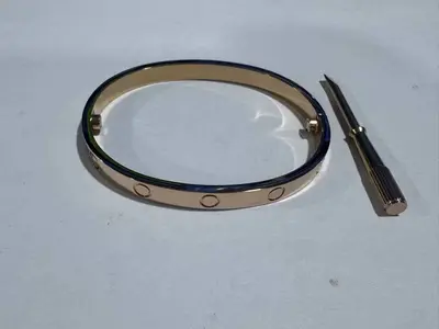 Factory Direct Sale Kajia Fifth Generation Titanium Steel Bracelet Infinity Ring Screwdriver Dual Mode Bracelet Rose Gold Bracelet - 9