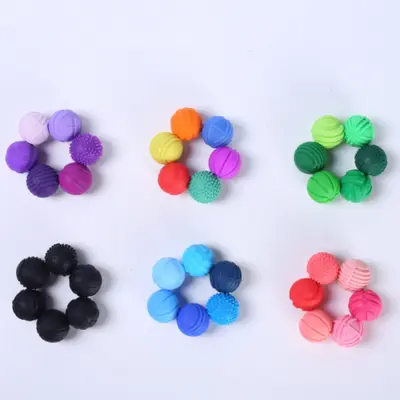 Cross-border Bestseller Silicone Magnetic Balls Sensory Toys Novel Stress-Relief Sensory Toys Silicone Magnetic Balls
