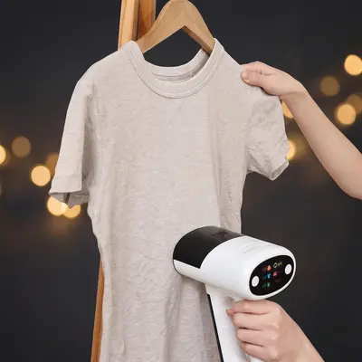 Magnetic hanging garment steamer, portable mini model, dry and wet dual function - 7