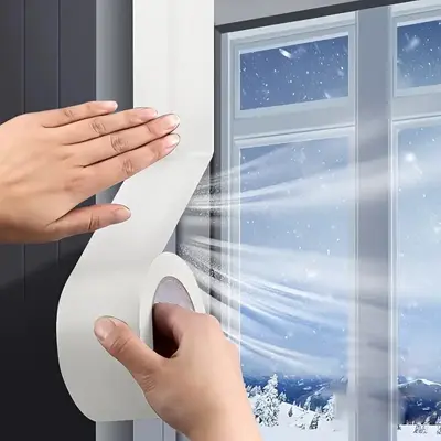 Windschutzband aus Gewebe für Tür- und Fensterspalte, wasserdicht und insektensicher