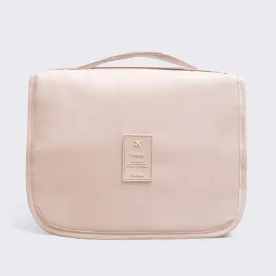 New Korean Style Waterproof Travel Large Capacity Cosmetic Bag, Portable Business Trip Bag Unisex Hook Makeup Bag - 7