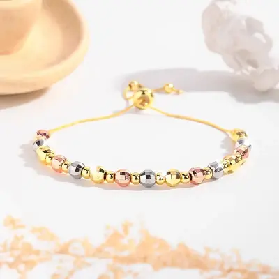 Kreuz-Strassstein-Perlenkette, farbecht, Geschenkschmuck - 11