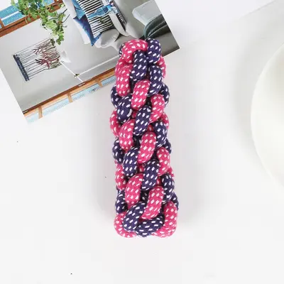 Bite-Resistant Knotted Cotton Rope Dog Toy - 11