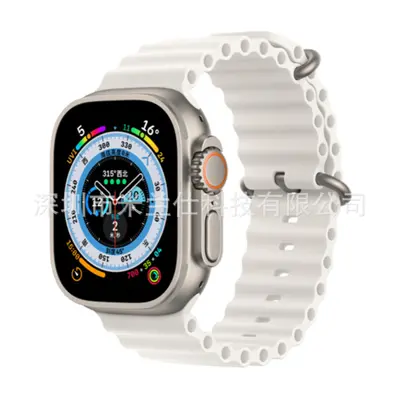 Ocean S12 Silicone Strap for Apple Watch 11, iWatch 6-10, SE, Ultra 4 - 11