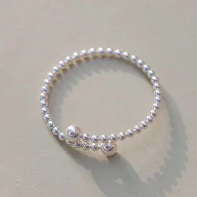 French Retro Pearl Bracelet for Women, Lightweight Luxury, Sophisticated Temperament, High-End Niche Design, Simple and Versatile Fashion Bracelet - 7