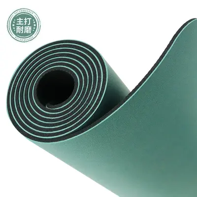 Doğal Kauçuk PU Yoga Matı, Kaymaz ve Ter Emici, Kalın Model - 5