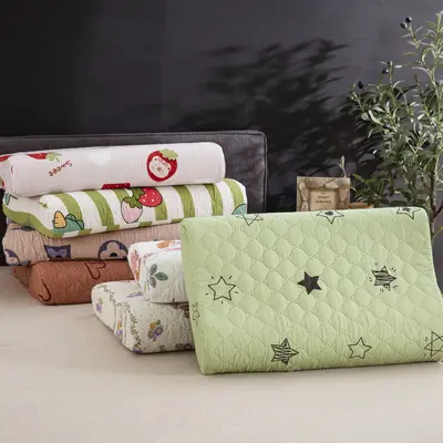 Latex Pillow Cover 30x50 cm, Waterproof Quilted Memory Rubber