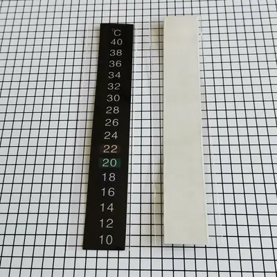 LCD Aquarium Strip Thermometer Sticker 10-40 ℃ Temperature Sensitive - 4