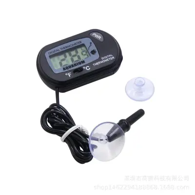 Aquarium Digital Thermometer ST-3, Waterproof, With Probe and Suction Cup
