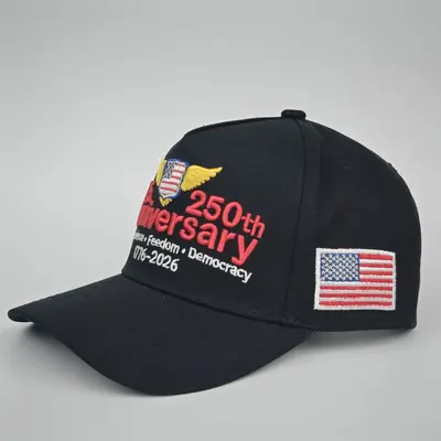 Amazon Neue Stickerei Unabhängigkeitstag Sonnenschirm Baseball-Kappe Outdoor Duck-Bill Kappe 250-Jahrestag - 5