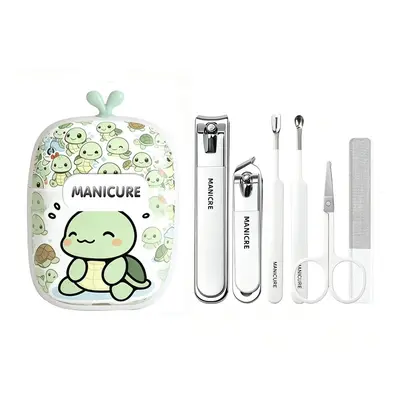 6-in-1 nail clipper set multi-function grooming kit - 9