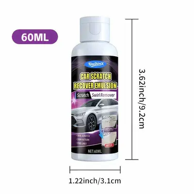 KineShineX Car Paint Scratch Remover Wax, Scratch and Chip Repair Kit - 5