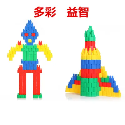 Rocket Bullet Head Building Blocks for Kids Ages 6-12, Plastic Construction Set - 6