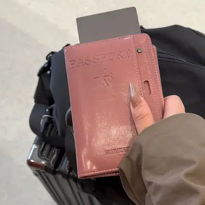 RFID-Schutz Multifunktions-Karten- und Reisepass-Brieftasche - 10