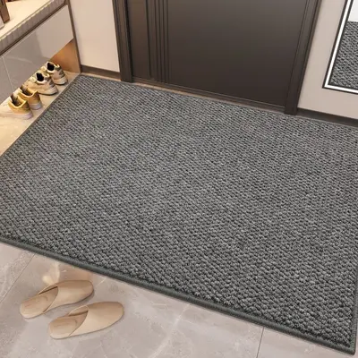 Imitation Sisal Carpet, Solid Color, Pineapple Ring Pattern, Cat-Scratch Resistant - 4