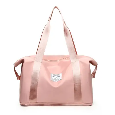 Moda Kısa Mesafe El Taşımalı Seyahat Çantası Seyahat Çantası Büyük Kapasiteli Saklama Çantası Tek Omuzlu Çanta Kadın Spor Yoga Fitness Çantası - 10