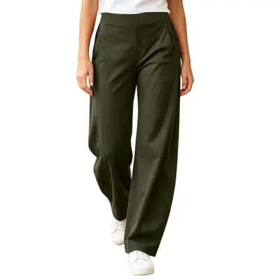 Loose Wide-Leg Streetwear Pants, Japanese-Korean Style Saber-Cut - 11