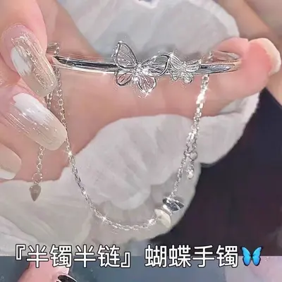 限时限量8.8六个手镯平安竹莲手镯女ins学生可调节送闺蜜礼物小众