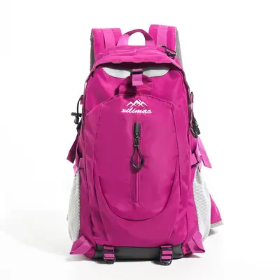 Rückengerechter atmungsaktiver großvolumiger Rucksack für Herren in Uni-Farben, minimalistisch, für Outdoor, Reisen und Bergsteigen, multifunktionaler Leichtrucksack - 8