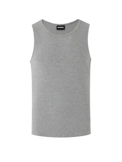 MYQ Men's Summer Thin Sleeveless Round Neck Sports Vest