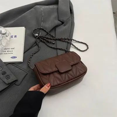 Small Chain Crossbody Bag for Women, Exquisite Design - 10
