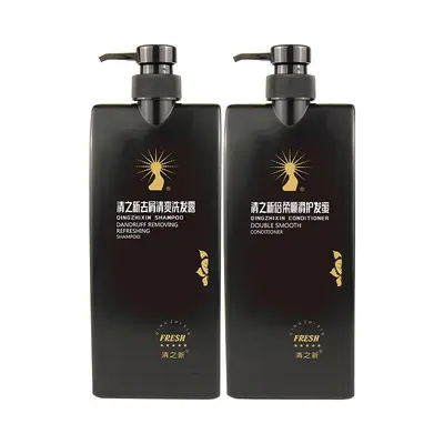 Qingzhixin Anti-Dandruff Shampoo and Conditioner Set, Moisturizing - 13