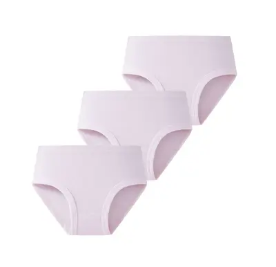 Kız Çocuk %100 Pamuklu Düz Renk Slip Külot - 9