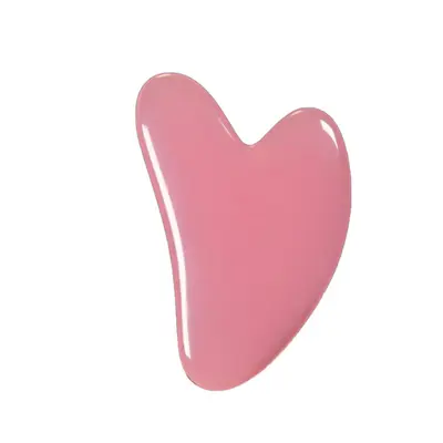 Harzbalsam-Herzform-Gua-Sha-Schönheitssalon-Gesichts-Gua-Sha-Platte, ganzkörpergua-sha-Brett für Meridiane. - 6