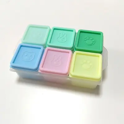 Neues Produkt Frischhaltungs-Lebensmittelergänzungsbox gefrorene Eiswürfelform Verpackung Lagersilikonhochtemperaturbeständige unabhängige großvolumige Form