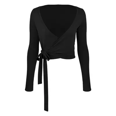 Kadın Yoga Takımı Uzun Kollu Yumuşak Nefes Alabilen Gevşek Kesim Yuvarlak Yaka T-Shirt - 10