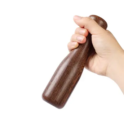 Hühnerflügel Holz Knoblauchpresse traditioneller Knoblauchzerkleinerer Haus Knoblauchstößel Knoblauchstößer Mörser Nussknacker
