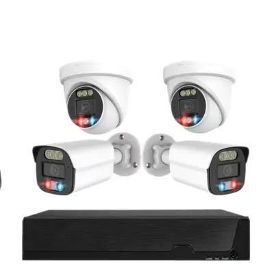 Grenzenüberschreitendes Neues Produkt mit Rot-Blau-Alarm-Duallichtkamera, Gesichtserkennung, AI POE 4-Kanal-, 8-Kanal-, 16-Kanal-Rekorderkit - 6