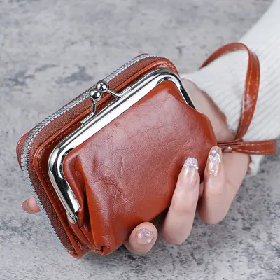 Women's Wristlet Short Wallet with Large Coin Pouch and Card Slots - 7