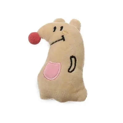 Isırmaya dayanıklı peluş kedi oyuncağı, karikatür tasarım, catnip içerikli