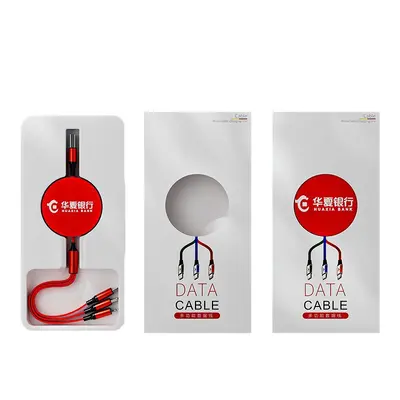 3-in-1 Ladekabel, drei Anschlüsse, multifunktional