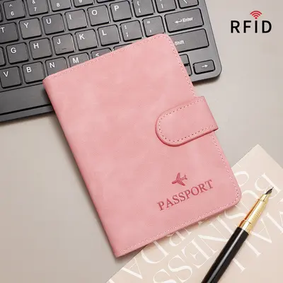 RFID-Reisepassmappe mit Dokumententasche - 8