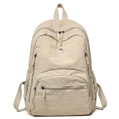 Nylon Large-Capacity Multi-Pocket Women's Travel Backpack - 12