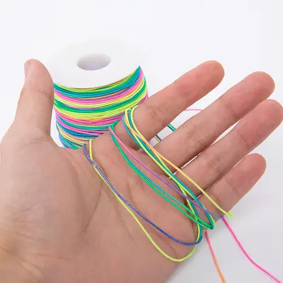 Yedi renkli DIY takı elastik ipi, özlü elastik ip - 5