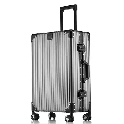 All-Aluminum Magnesium Alloy Trolley Case, Spinner Wheels, 20 and 28 Inch - 6