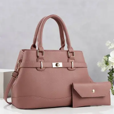 Damentaschen-Set mit Litschi-Muster, zweiteilig, Mutter-Kind-Tasche - 6