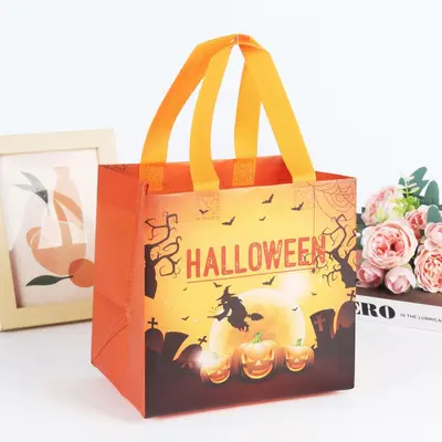 Halloween Non-Woven Gift Bag, Printable Logo - 10