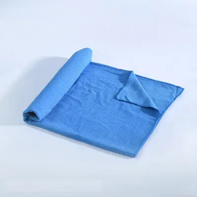 Yoga matı havlusu, mikrofaser, kaymaz, taşınabilir - 7