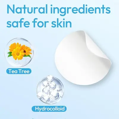 Hydrocolloid-Pickelpflaster, unsichtbar, atmungsaktiv, großformatig